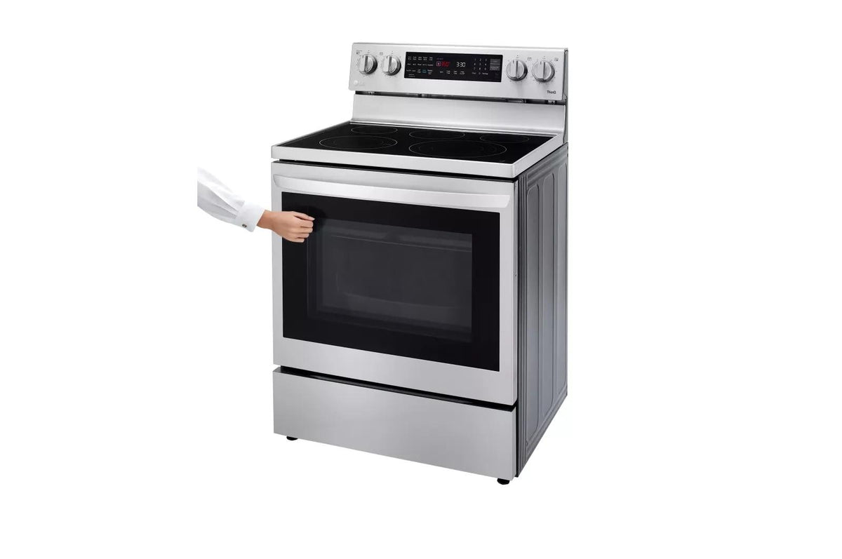 6.3 cu ft. Smart Wi-Fi Enabled True Convection InstaView® Electric Range with Air Fry