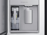 23 cu. ft. Smart Counter Depth 4-Door Flex™ Refrigerator with Beverage Center and Dual Ice Maker in Black Stainless Steel