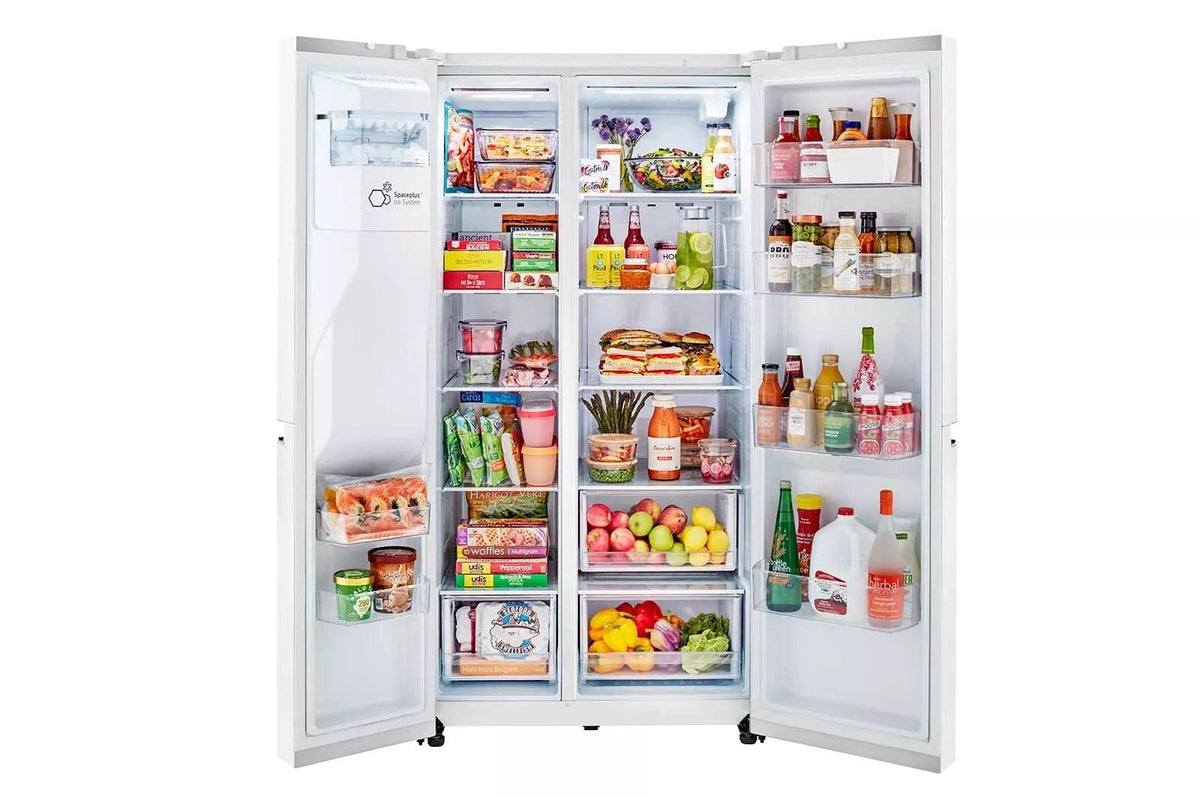 27 cu. ft. Side-by-Side Refrigerator with Smooth Touch Ice Dispenser