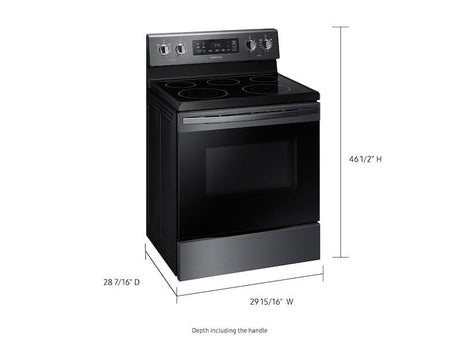 5.9 cu.ft. Freestanding Electric Range in Black Stainless Steel