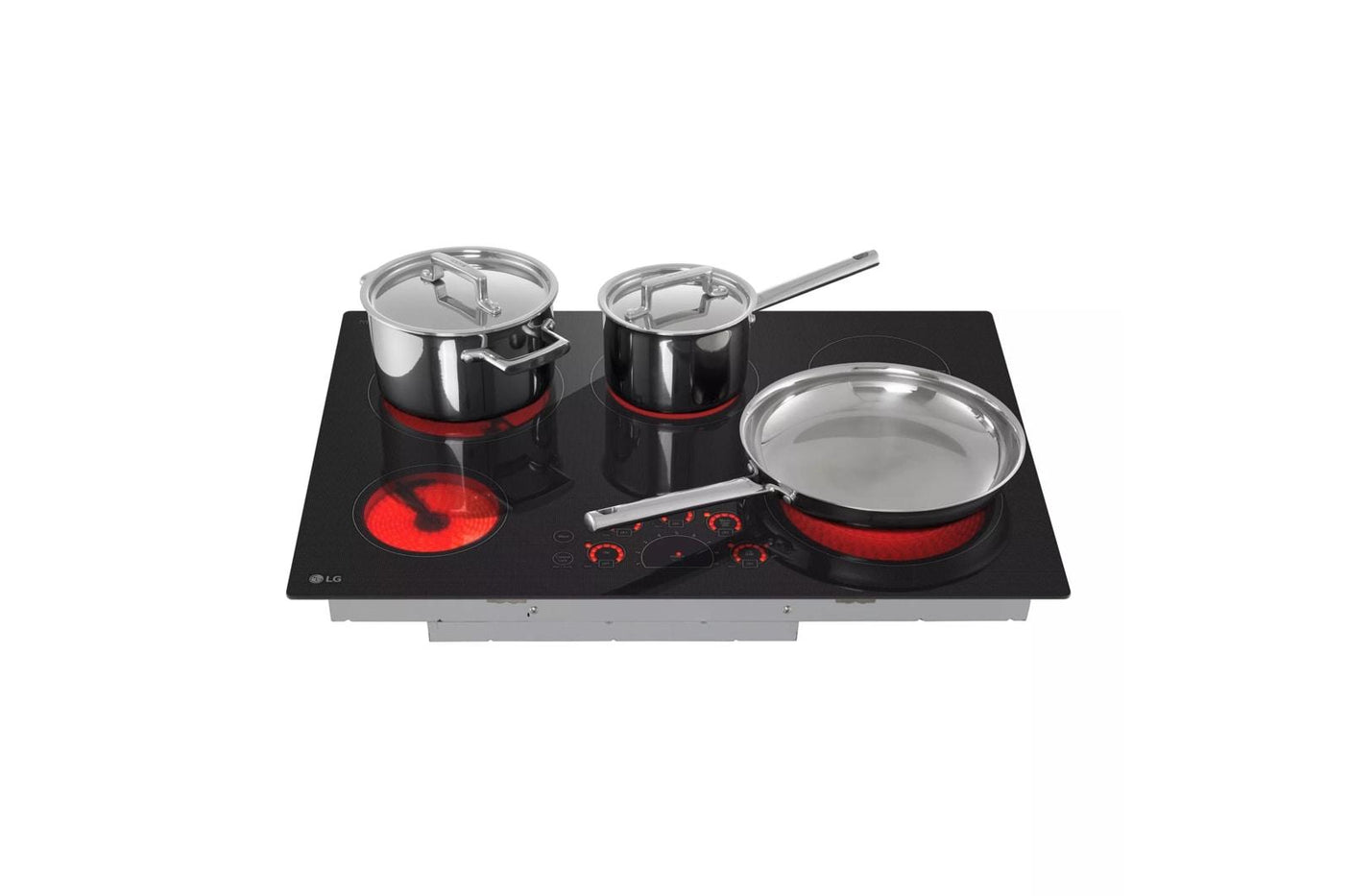 30" Radiant Cooktop, 5 Burner, Black, Energy Star