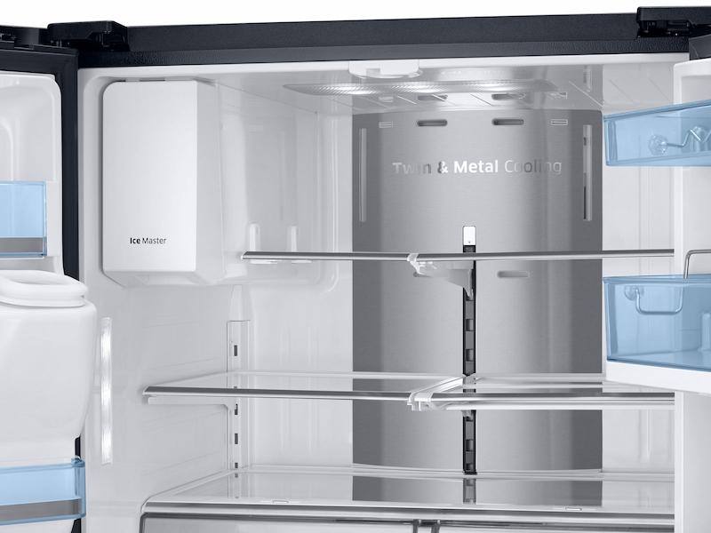 28 cu. ft. Food Showcase 4-Door French Door Refrigerator in Black Stainless Steel