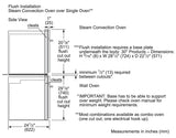 800 Series Single Wall Oven 30'' Black stainless steel HBL8442UC