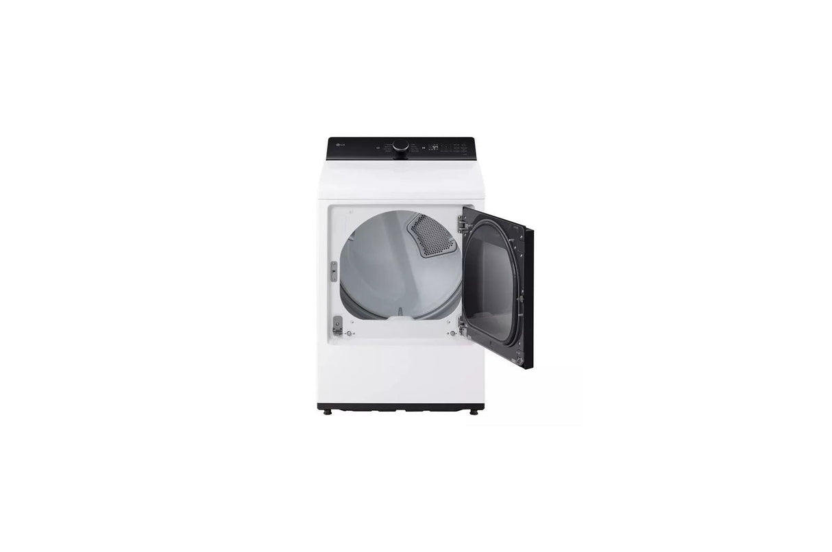 7.3 cu. ft. Ultra Large Capacity Rear Control Electric Dryer with LG EasyLoad™ Door and AI Sensing