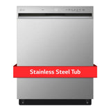 24-inch Wide QuadWash™ Front Control Dishwasher - Stainless Steel