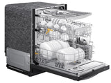 Smart 44dBA Dishwasher with StormWash+™ in Black Stainless Steel