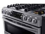5.8 cu. ft. Slide-in Dual Fuel Range with Flex Duo™ & Dual Door in Stainless Steel