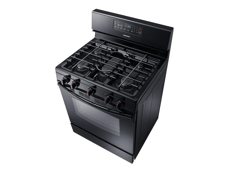 5.8 cu. ft. Gas Range in Black