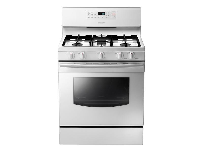 5.8 cu. ft. Gas Range in White