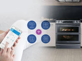 5.8 cu. ft. Slide-In Electric Range with Flex Duo™ & Dual Door in Stainless Steel