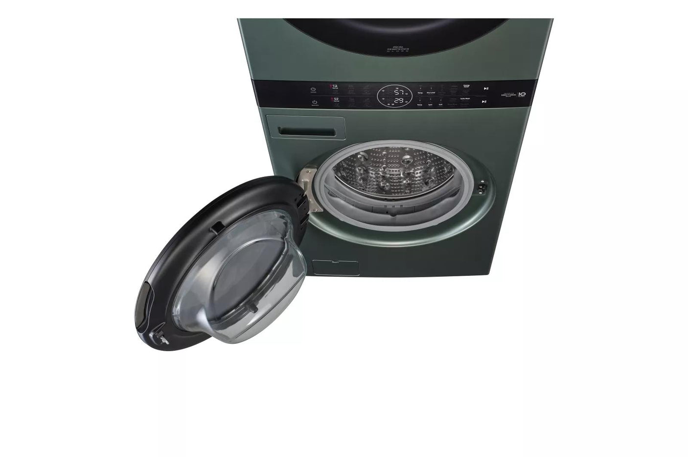 Single Unit Front Load LG WashTower™ with Center Control™ 4.5 cu. ft. Washer and 7.4 cu. ft. Electric Dryer