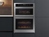 30" Microwave Combination Wall Oven in Black Stainless Steel
