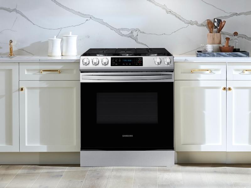 6.0 cu. ft. Smart Slide-in Gas Range in Stainless Steel