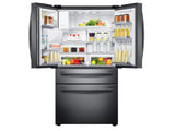 28 cu. ft. 4-Door French Door Refrigerator in Black Stainless Steel