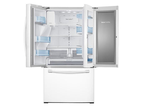 28 cu. ft. Food Showcase 3-Door French Door Refrigerator in White