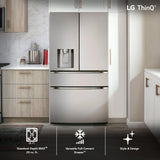 29 cu. ft. Smart Standard-Depth MAX™ 4-Door French Door Refrigerator with Full-Convert Drawer™