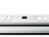 6.3 cu. ft. Smart Freestanding Electric Range with Steam Clean in White