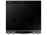 Bespoke Smart Slide-in Electric Range 6.3 cu. ft. with Smart Dial & Air Fry in Tuscan Steel
