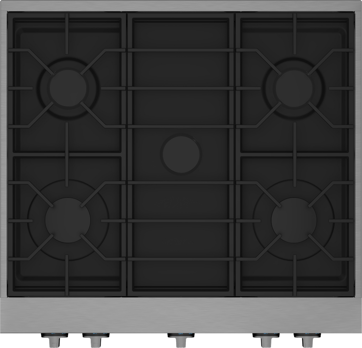 30" Stainless Steel Pro-Style Built-in Gas Range Top