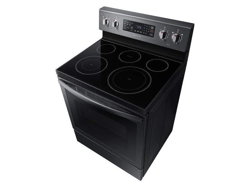 5.9 cu. ft. Freestanding Electric Range with Air Fry and Convection in Black Stainless Steel