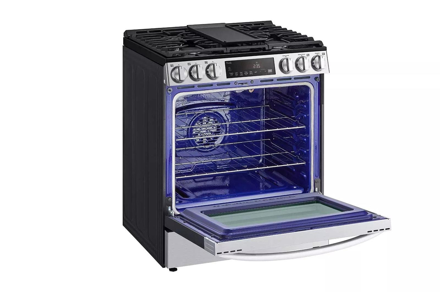 5.8 cu ft. Smart Wi-Fi Enabled Fan Convection Gas Slide-in Range with Air Fry & EasyClean®