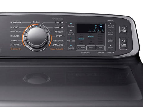 7.4 cu. ft. Gas Dryer in Black Stainless Steel