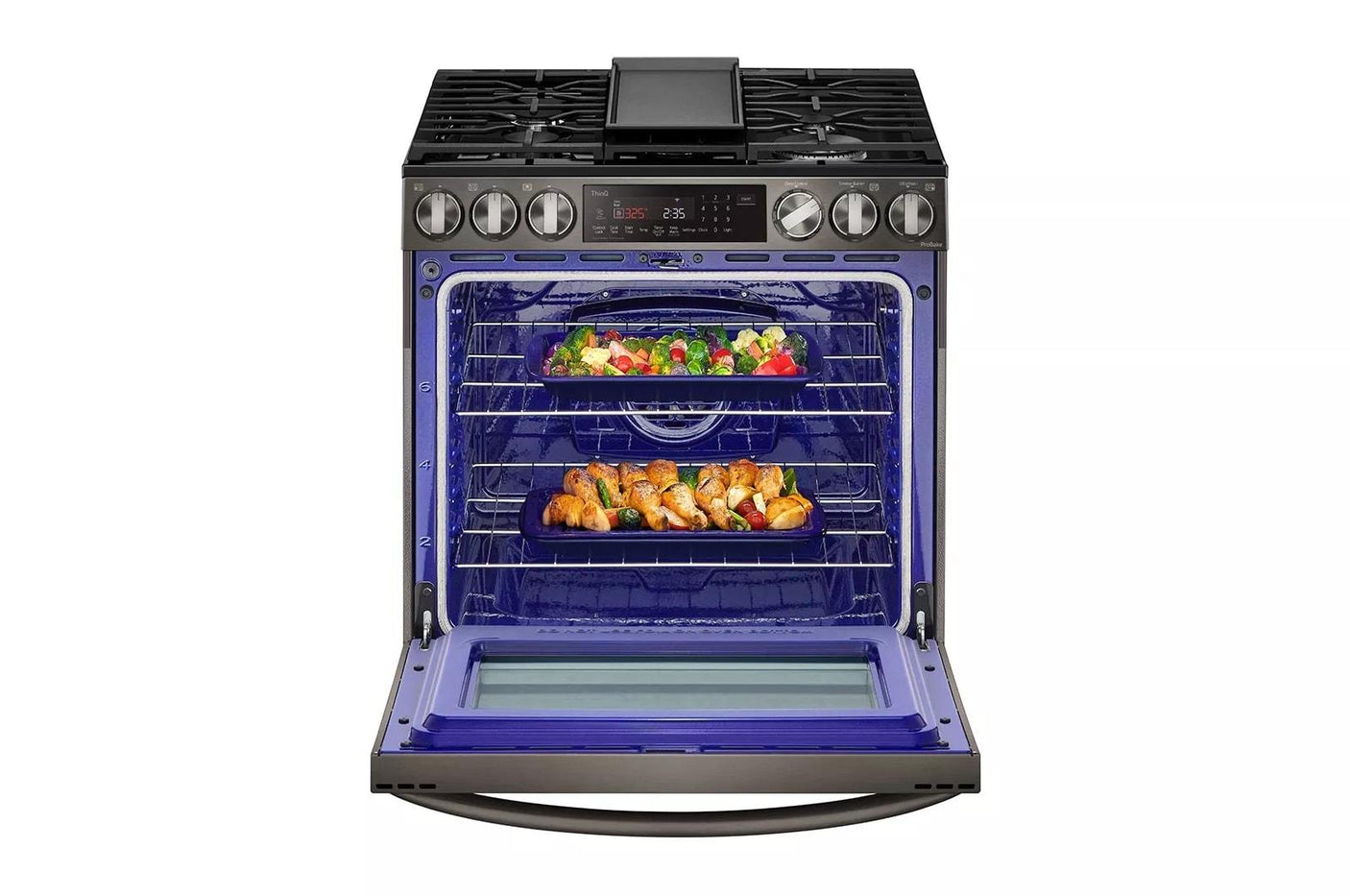 6.3 cu. ft. Smart Dual Fuel Slide-in Range with InstaView®, ProBake Convection®, Air Fry and Air Sous Vide