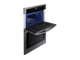 30" Microwave Combination Wall Oven in Black Stainless Steel