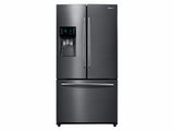 25 cu. ft. French Door Refrigerator with External Water & Ice Dispenser in Black Stainless Steel