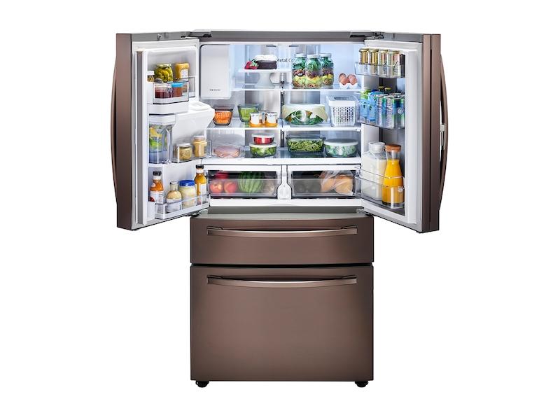 28 cu. ft. Food Showcase 4-Door French Door Refrigerator in Tuscan Stainless Steel