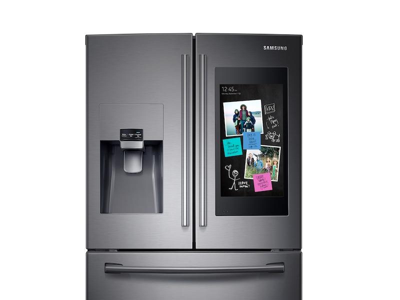 28 cu. ft. Family Hub™ 4-Door French Door Refrigerator in Black Stainless Steel