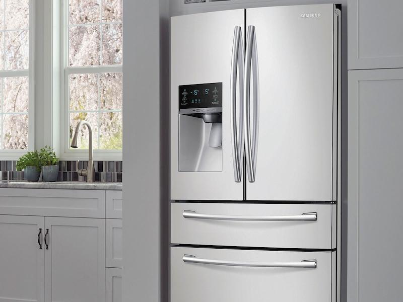 28 cu. ft. 4-Door French Door Refrigerator in White