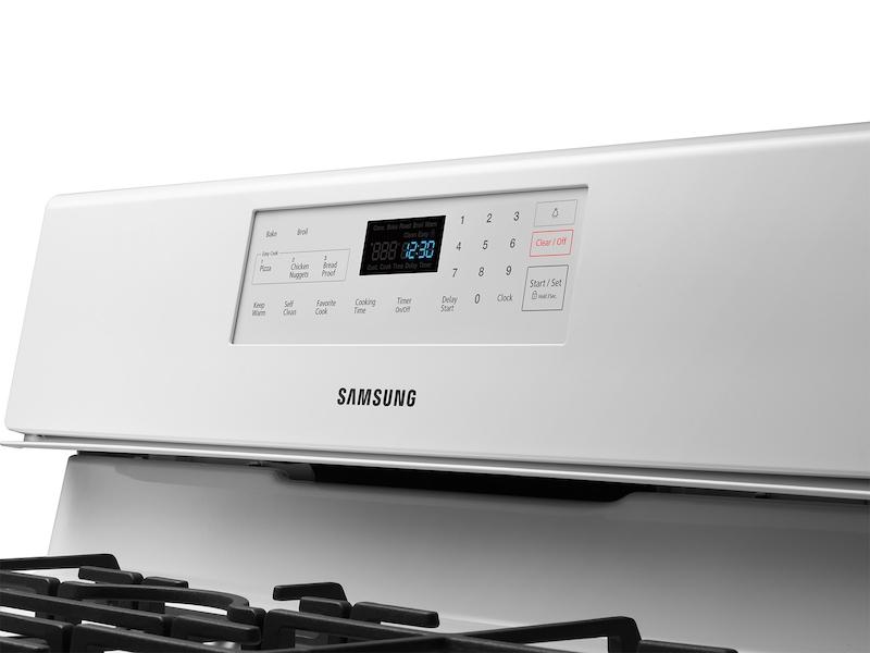 5.8 cu. ft. Gas Range in White