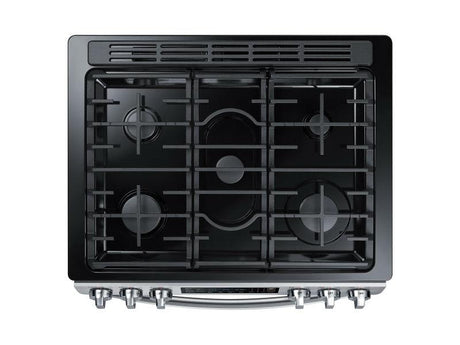 5.8 cu. ft. Slide-in Gas Range with Convection in Stainless Steel