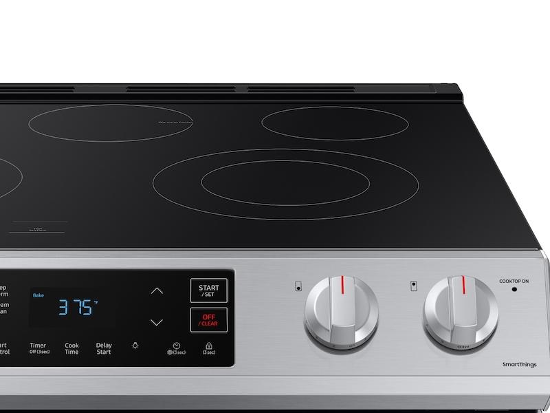 6.3 cu. ft. Smart Slide-in Electric Range in Stainless Steel