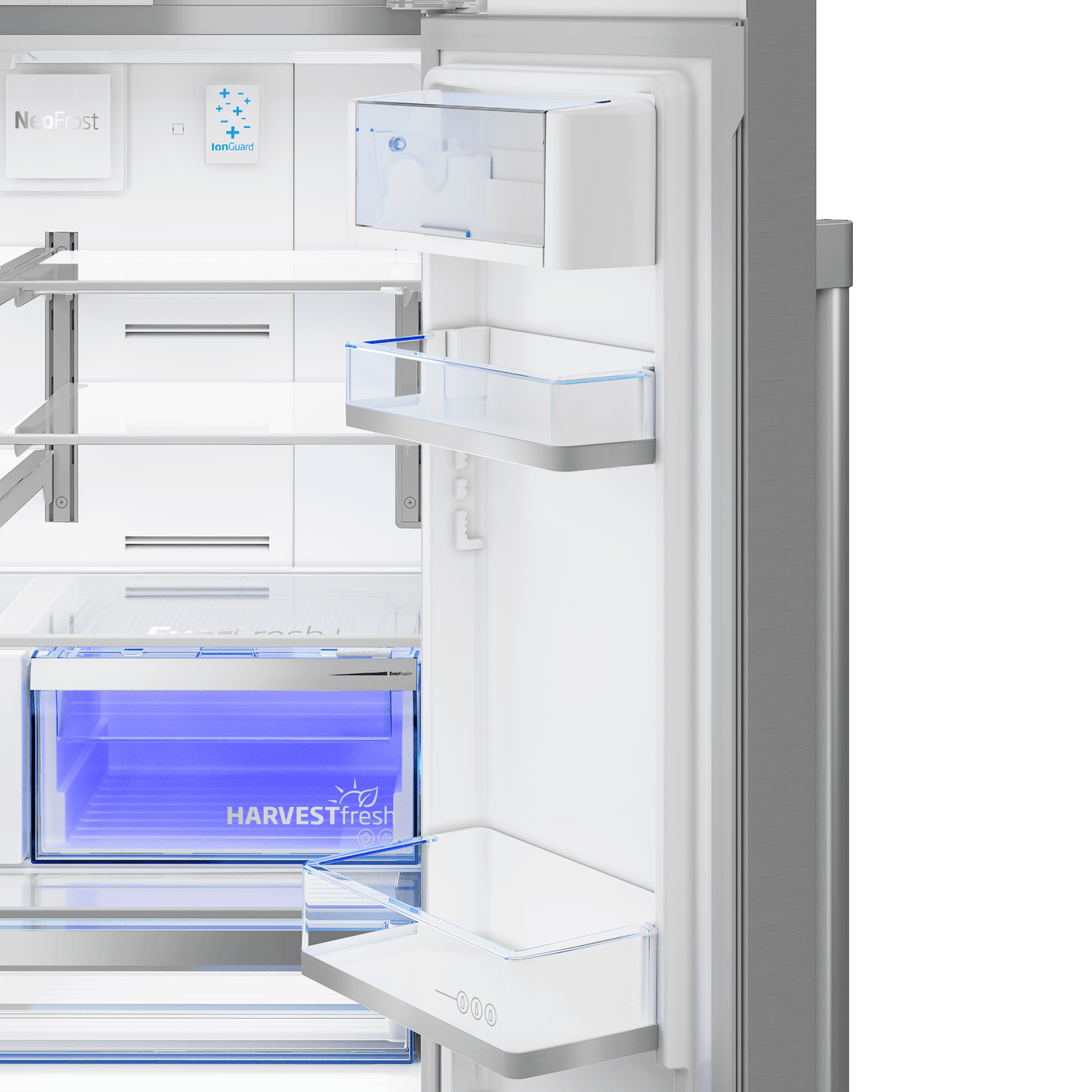 36" French Door Refrigerator with Harvestfresh