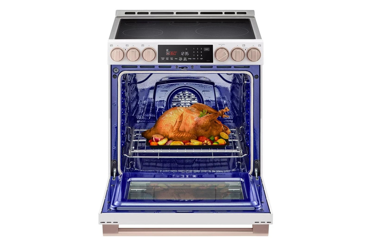 6.3 cu. ft. LG STUDIO Induction Slide-in Range - Stainless Steel