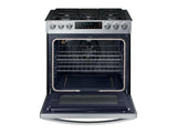 5.8 cu. ft. Slide-in Gas Range with Convection in Stainless Steel