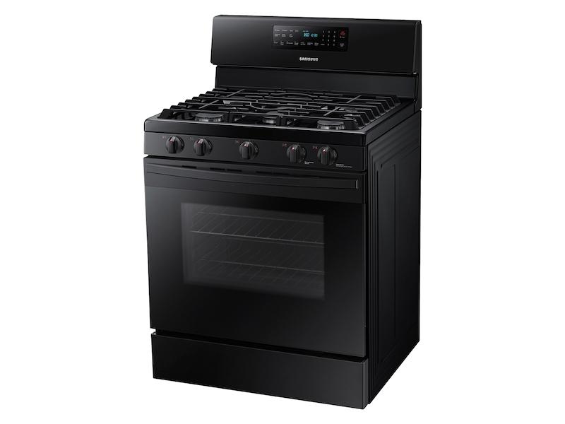 5.8 cu. ft. Freestanding Gas Range with Convection in Black
