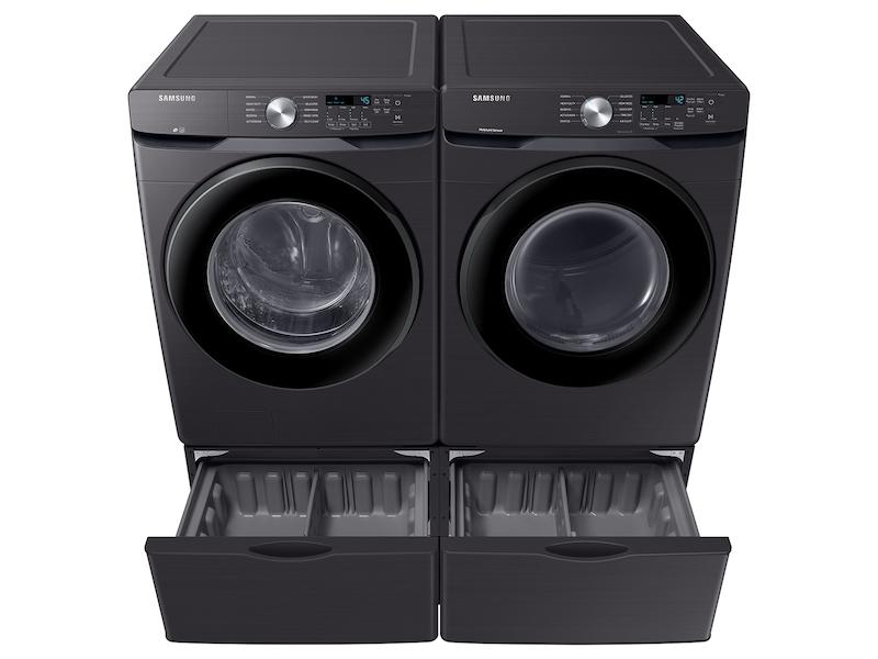 4.5 cu. ft. Front Load Washer with Vibration Reduction Technology+ in Brushed Black