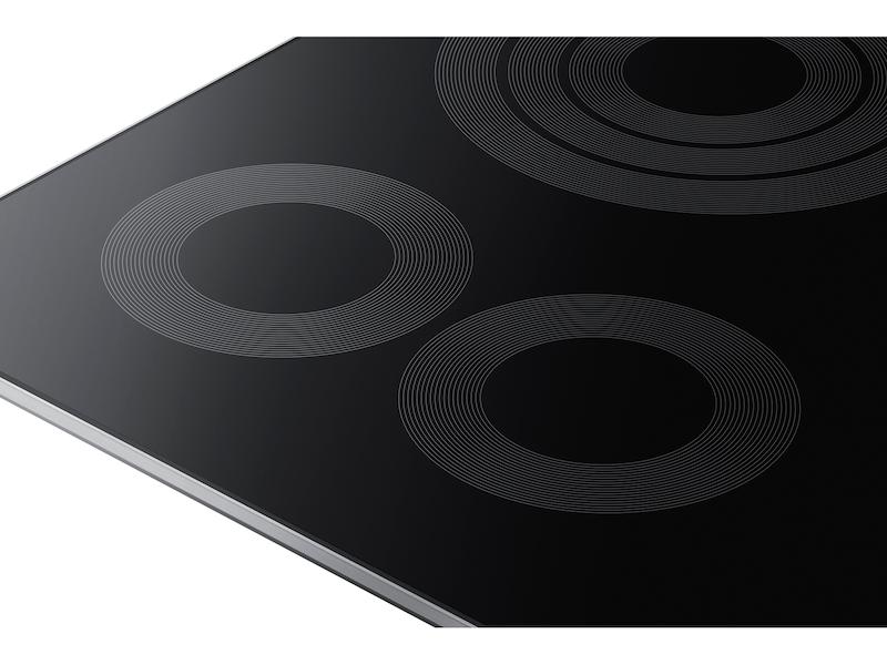 36" Smart Electric Cooktop in Stainless Steel.