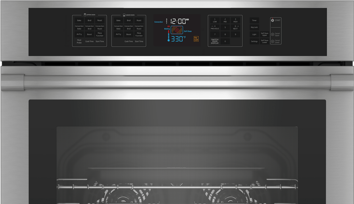 30" Stainless Steel Double Wall Oven