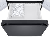 22 cu. ft. Smart 3-Door French Door Refrigerator with External Water Dispenser in Fingerprint Resistant Black Stainless Steel