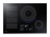 30" Smart Induction Cooktop in Black Stainless Steel
