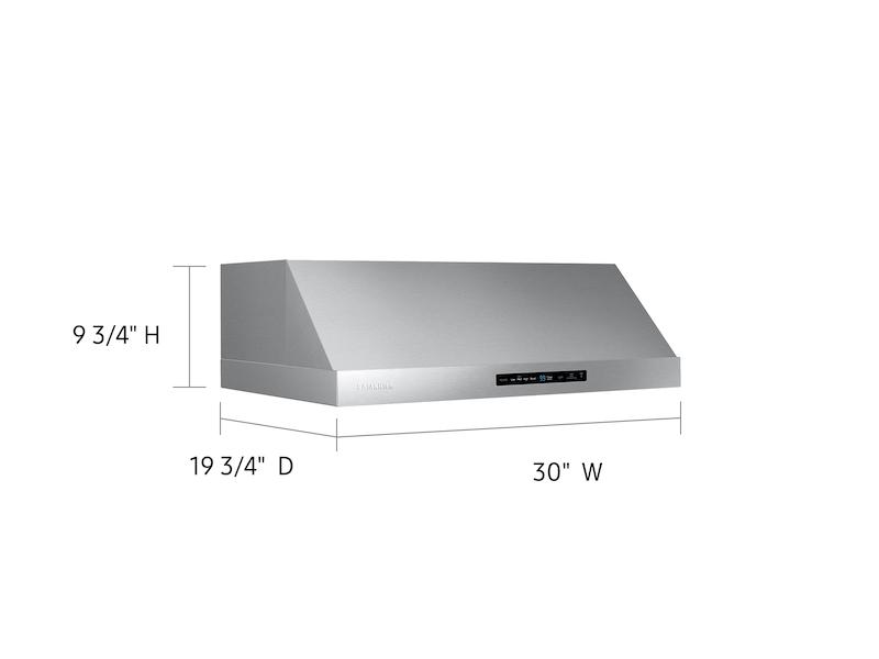 30" Under Cabinet Hood in Stainless Steel