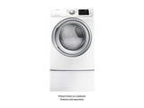 7.5 cu. ft. Electric Dryer with Steam in White