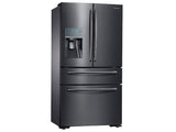 22 cu. ft. Food Showcase Counter Depth 4-Door French Door Refrigerator in Black Stainless Steel