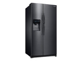 25 cu. ft. Food ShowCase Side-by-Side Refrigerator with Metal Cooling in Black Stainless Steel