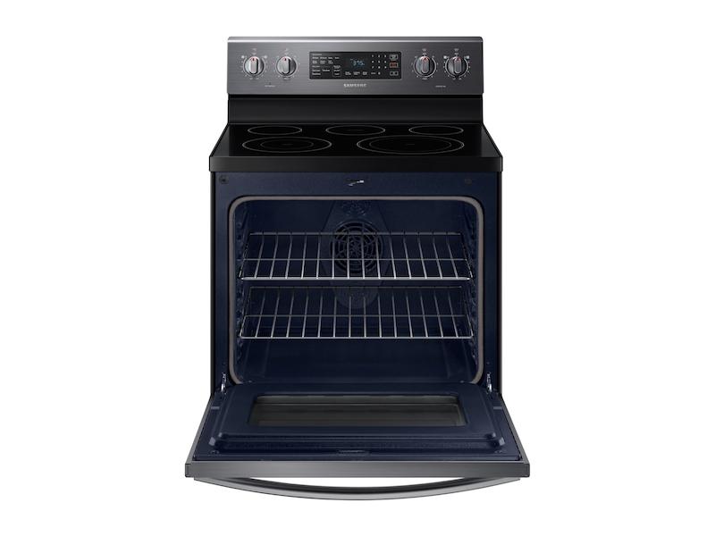 5.9 cu. ft. Freestanding Electric Range with Convection in Black Stainless Steel