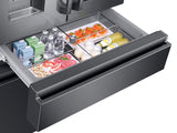 22 cu. ft. Family Hub™ Counter Depth 4-Door French Door Refrigerator in Black Stainless Steel
